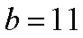 Image showing value of constant b.
