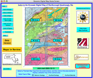 Home screen of the Dynamic Digital Map of Marlborough