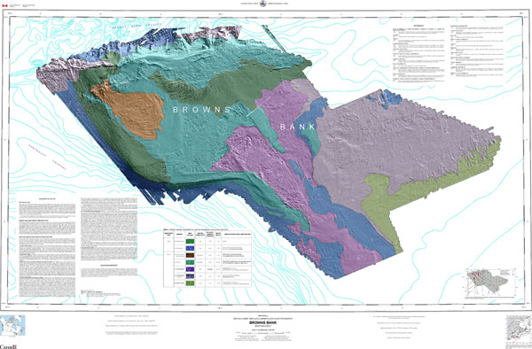 Benthic habitat map