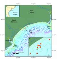 Figure 1. Location Map for Long Bay, South Carolina.