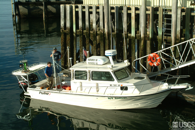 Figure 3.2. Photograph of the USGS research vessel Rafael