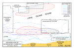 Figure 17. Map showing the distribution of sedimentary furrows in east-central Long Island Sound.