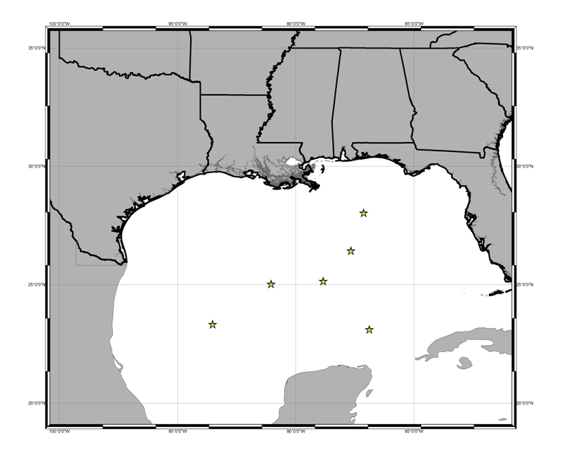 Usseabed Gulf Of Mexico And Caribbean Offshore Surficial Sediment