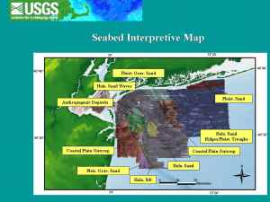 Slide 14. Interpretive map of sea-floor composition in New York Bight.
