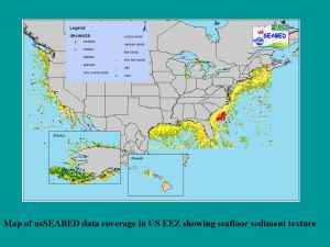 Slide 19. The usSEABED data coverage within the U.S. Exclusive Economic Zone of the continental United States.