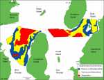 Figure 10. Map showing distribution of sedimentary environments.  