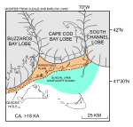 Figure 4. Regional paleogeographic map of Cape Cod and the Islands.