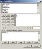 Figure 19. Example of ArcGIS Query Builder dialog box with query syntax. 