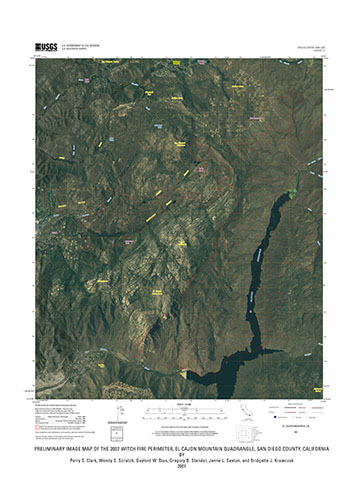 Thumbnail of and link to El Cajon Mountain Map ZIP file
