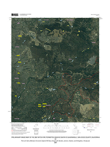 Usgs Open File Report 2008 1064 Preliminary Image Map Of The 2007