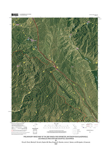 Thumbnail of and link to Whitaker Peak Map ZIP file