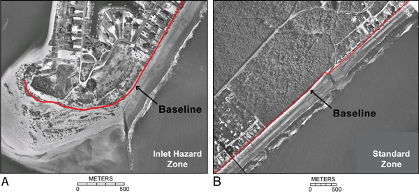 Air photographs showing examples of the jurisdictional baseline established in 2000.