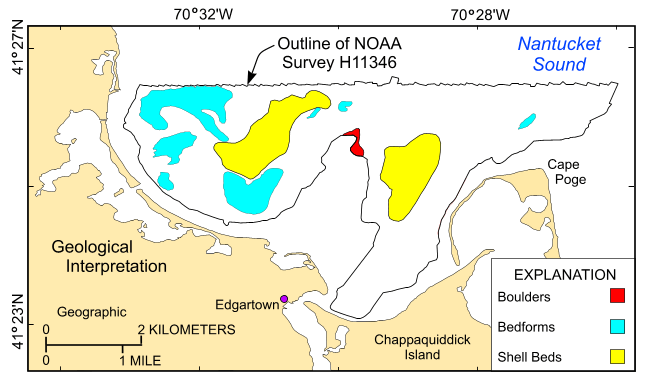 Thumbnail image showing the interpreted bottom features within NOAA survey H11346