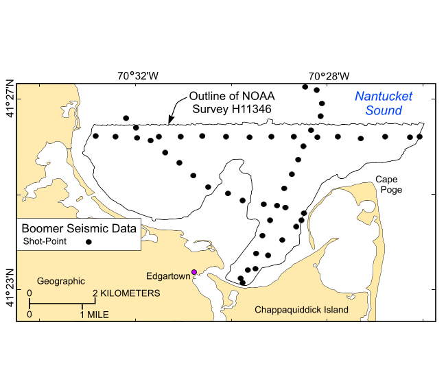 Browse graphic showing location of Boomer high-resolution seismic-reflection profiles collected during RV Rafael cruise 08034.