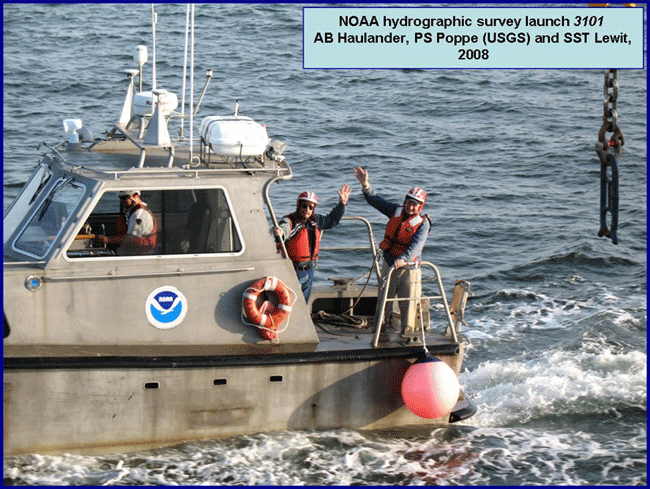 Figure 4. A photograph showing one of the NOAA launches that was used to support the field operations.