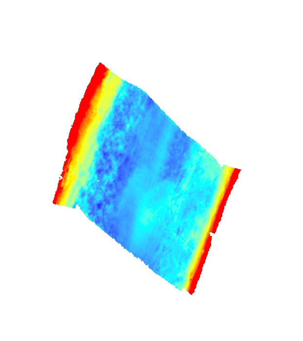 Image displaying bathymetry collected off of Marysville, Michigan