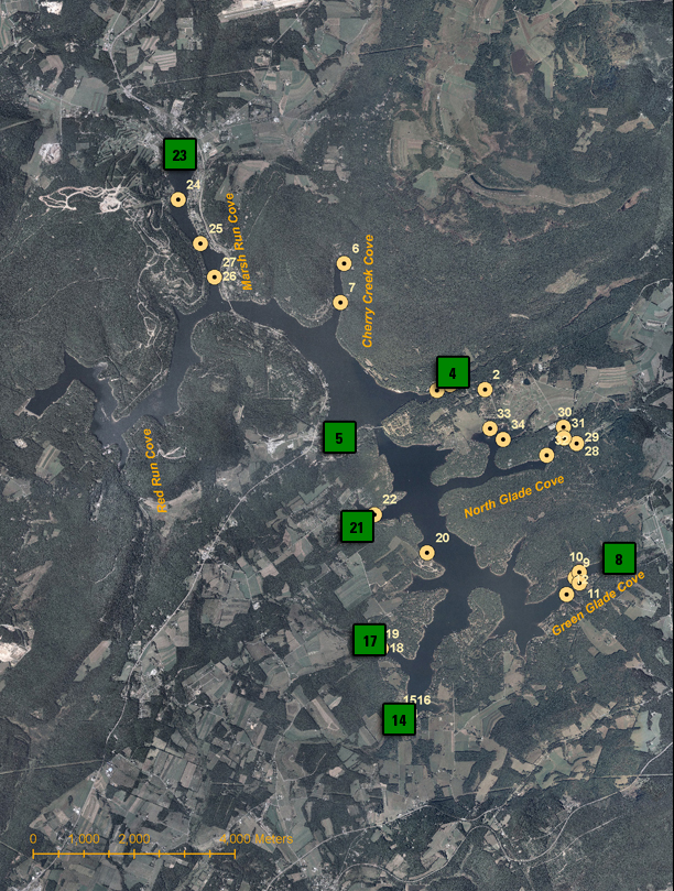 map of deep creek lake