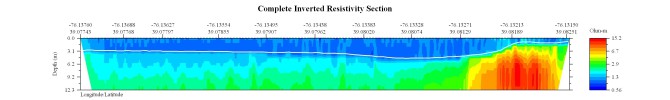 EarthImager thumbnail JPEG image of line 21 resistivity profile.
