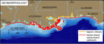Thumbnail image of figure 4, coastal geomorphology map, and link to larger figure.