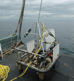 Thumbnail image of figure 6 and link to larger figure. A photograph of the sampling device used in the study area.