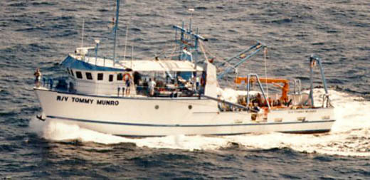 Figure 3 is a photograph of the R/V Tommy Munro taken by the Gulf Coast Research Laboratory, University of Southern Mississippi. 