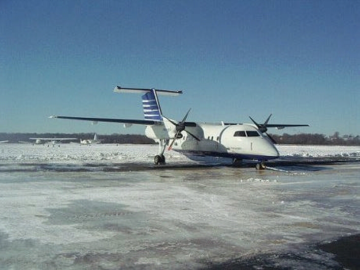 Figure 10. Photograph of the aircraft used to collect LIDAR data.