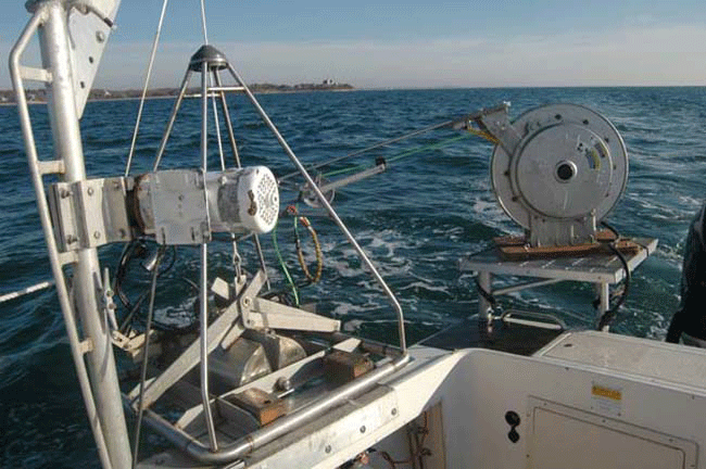 Figure 8. Photograph of the sampling equipment used in the survey.