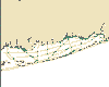 Thumbnail GIF image of the CRP tracklines from Great South Bay collected in 2008.