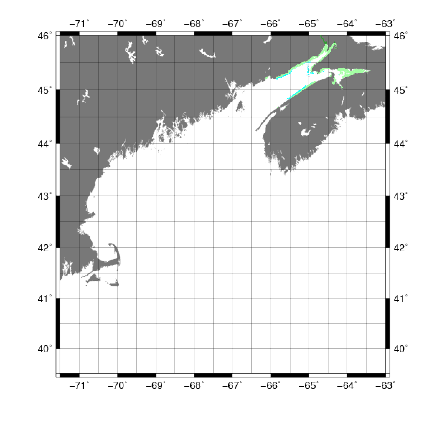 thumbnail image and link to larger image of a map showing northwest atlantic university of new brunswick atlantic data