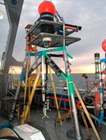 Thumbnail image for Figure 2, photograph of the Flobee tripod located at the north site