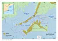 Thumbail image for Figure 1, map showing location of the vineyard sound survey area.