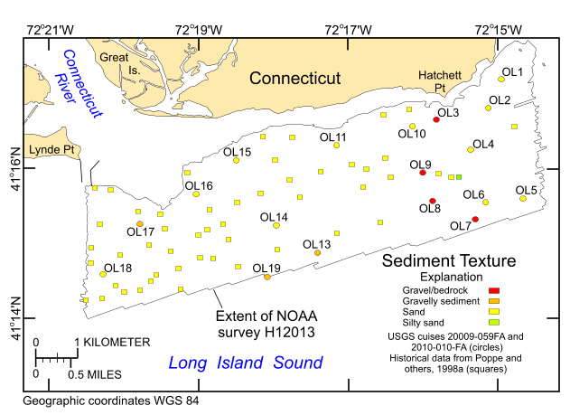 Figure 35. Map of station locations in the study area.