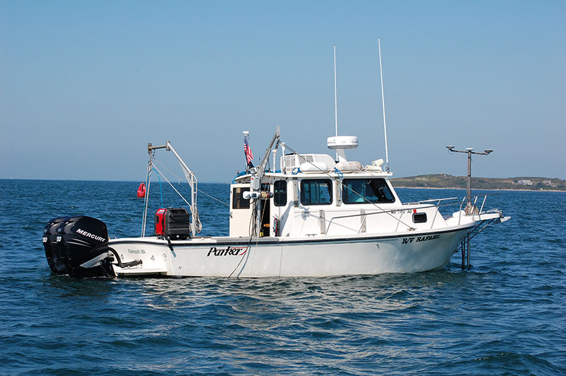 Figure 3 is a photograph of the R/V Rafael of Woods Hole, MA take by Dave Foster 
