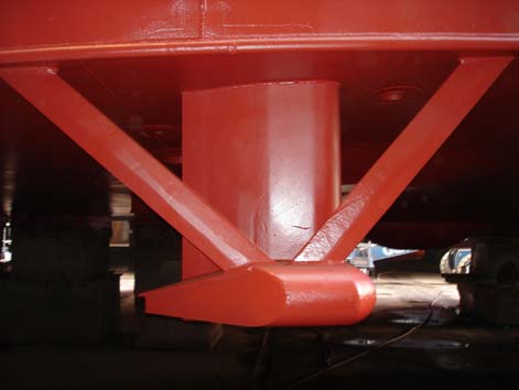 Figure 4. Photograph of the instrument that collected multibeam bathymetry in the study area.