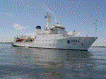 Thumbnail image of figure 3 and link to larger figure. Photograph of the NOAA Ship Thomas Jefferson.