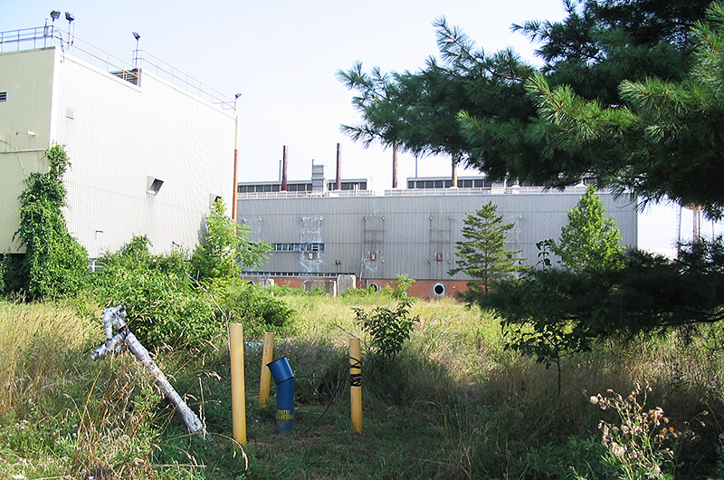 Photograph showing well 23BR at the Naval Air Warfare Center, West Trenton, New Jersey.