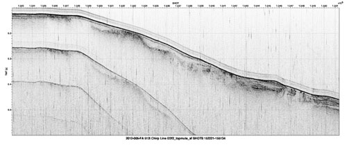 Thumbnail of a sample seismic-reflection profile.