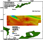 Thumbnail image of figure 10 and link to larger figure. Map of the bathymetry in the study area.