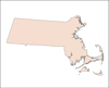 Thumbnail PNG image of polygon shapefile outline of the Commonwealth of Massachusetts (1:25,000).