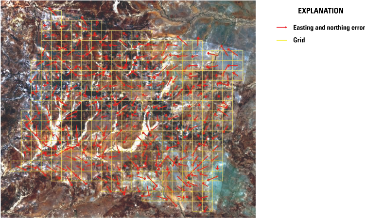 Tanager image-to-image grids and error vectors are shown on the scene pair.