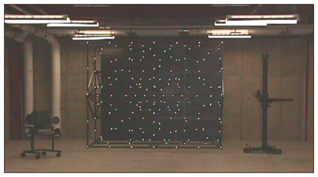 Photograph of the calibration cage.