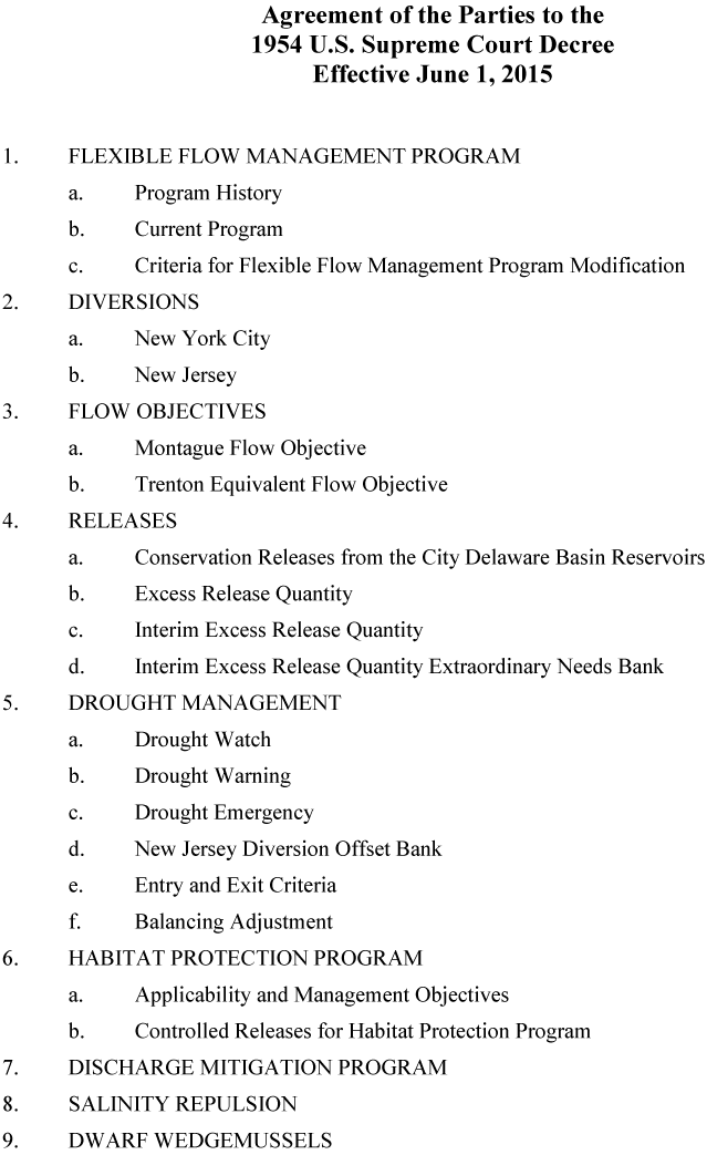 Text of the 28-page agreement consented to by the Decree Parties.