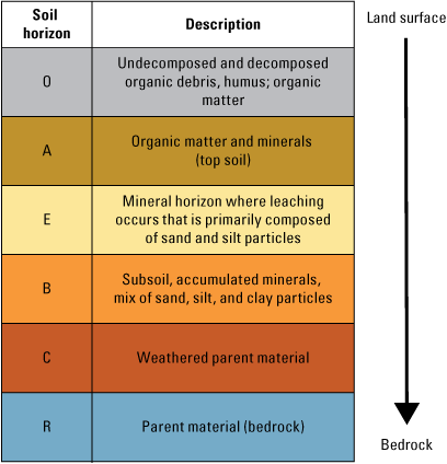 From top to bottom, layers are O, A, E, B, C and R.