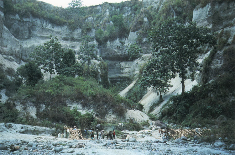 Pyroclastic-flow and lahar deposits