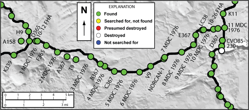 Norris Junction to Canyon Junction Line