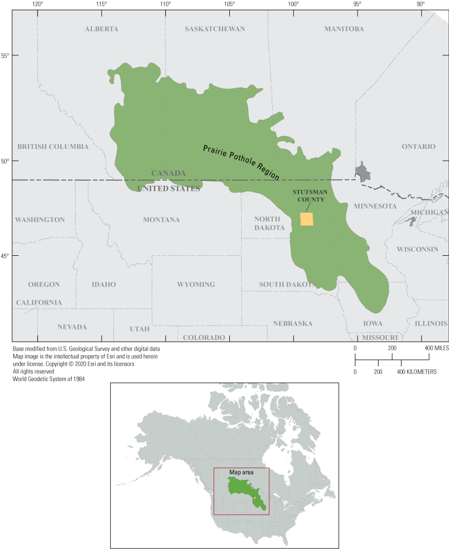 Extent of the Prairie Pothole Region.
