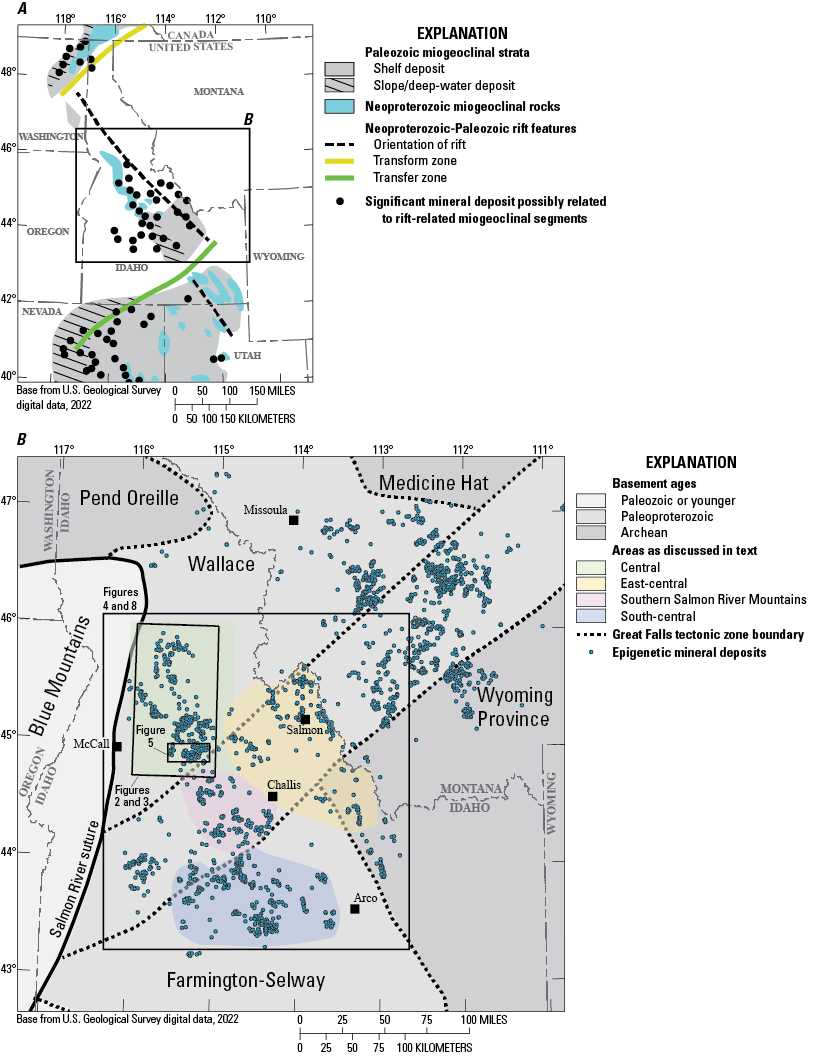 Location of study area in northern Rocky Mountains.