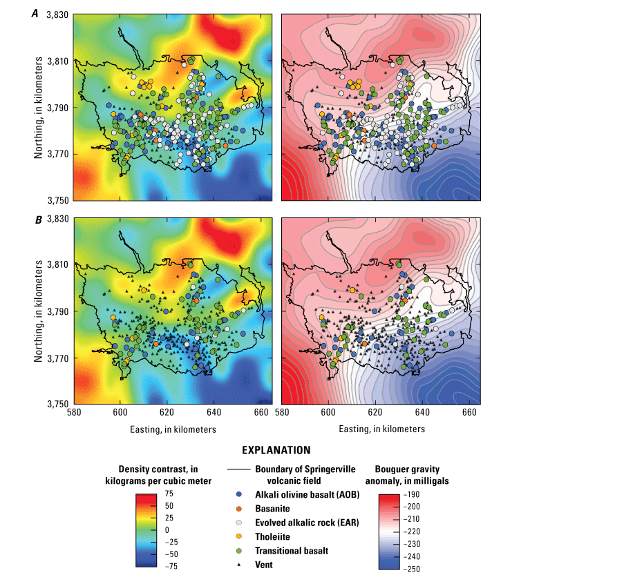 13.	Vents and samples show complex relations with density and gravity models.