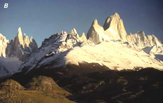 FitzRoy-Torre massif, Monte FitzRoy/Cerro Chaltél and Cerro Torre