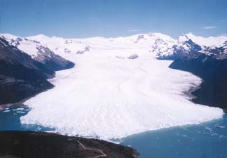 Looking west at Glacier (Perito) Moreno from Cerro Buenos Aires
